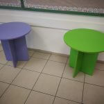 שולחן יצירה צבעוני לגן