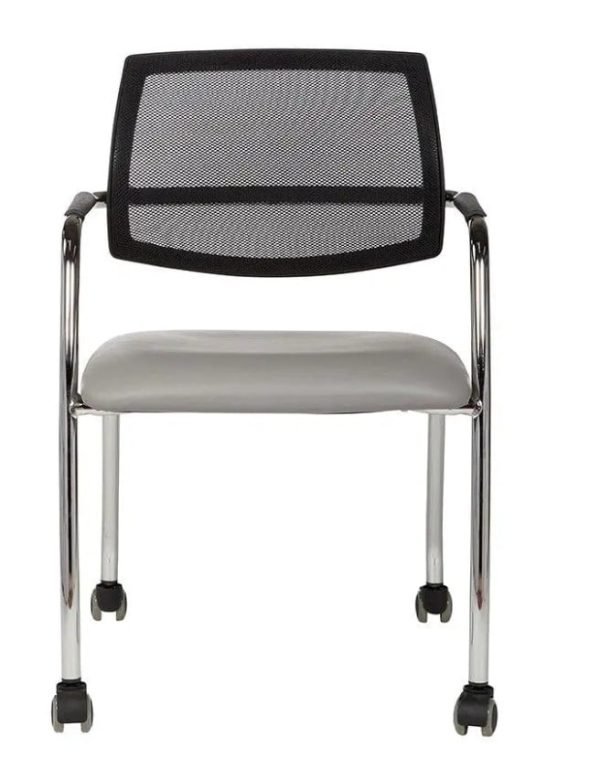 כסא המתנה למשרד דגם אור על גלגלים