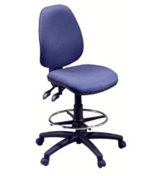 כיסא שרטט/מעבדה מרופד