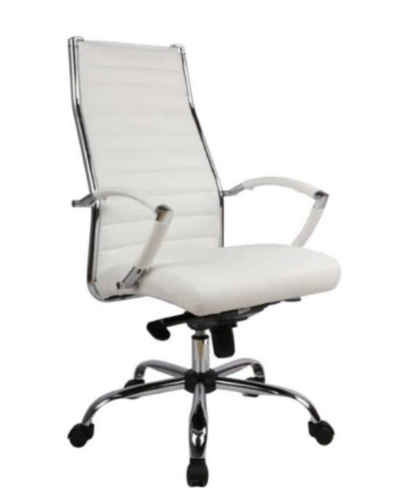 כסא מנהלים בצבע לבן דגם שי