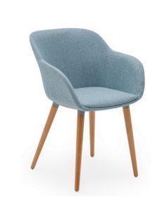 כיסא אורח/המתנה דגם שלי מבית ריהוט משרדי רונן גינת. פלסטיק או מרופד בד: טורקיז, ירוק, שחור / לבן או תכלת. מרופד דמוי עור: שחור, חום, אפור, טורקיז, חרדל רגלי עץ או מתכת.